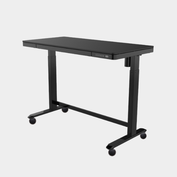 Golden Promise Height Adjustable Memory Preset Desk with Drawer, USB Charging and Child Lock