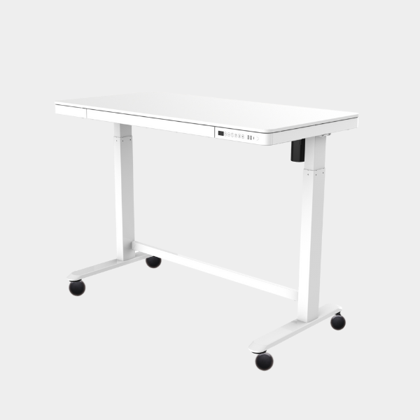 Golden Promise Height Adjustable Memory Preset Desk with Drawer, USB Charging and Child Lock