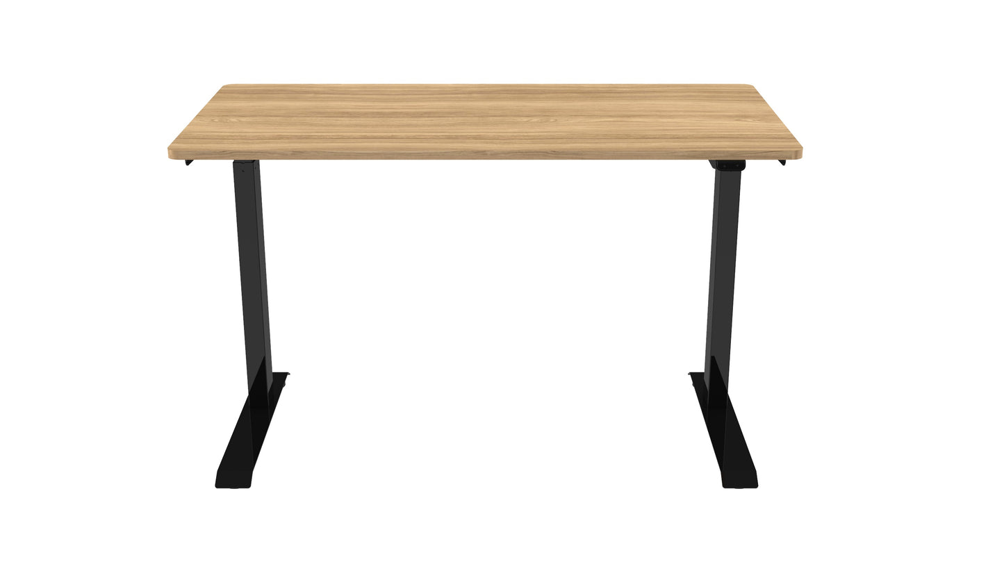 heritage desk in beige and black