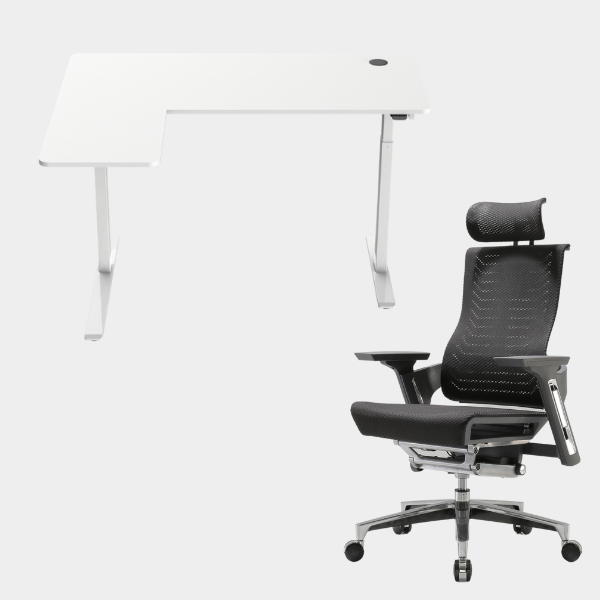 Carolina L-Shaped Height Adjustable Desk