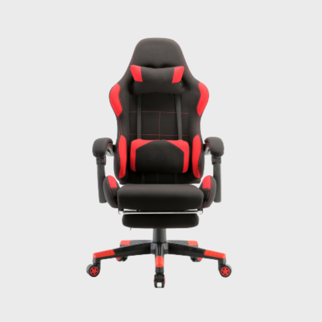Ergonomic Recliner Gaming Chair in Red and Black